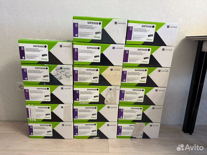 Картриджи Lexmark 50f5x0e, 17 шт