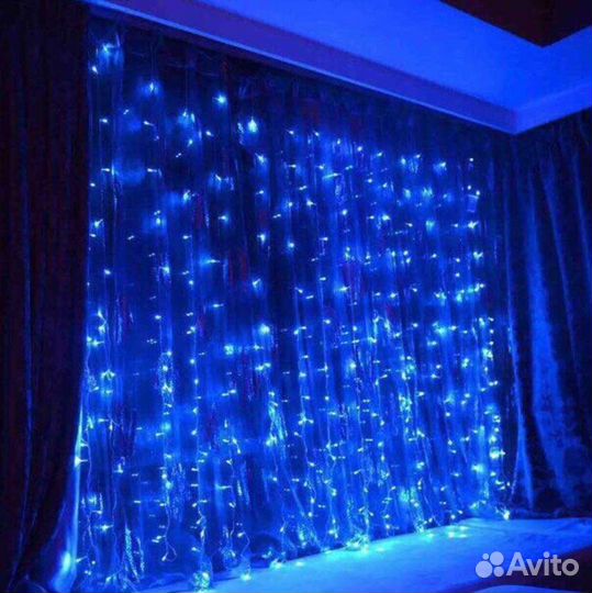 Гирлянда штора 3 на 3