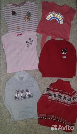 Детские вещи на девочку пакетом(110,116)