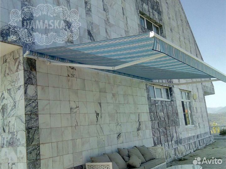 Маркизы навесы козырьки тенты модель Р6