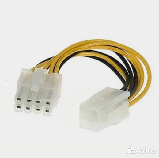 Переходник питания видеокарты pcie и CPU 18AWG