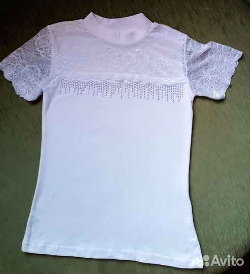 Блузка водолазка школьная новая Турция