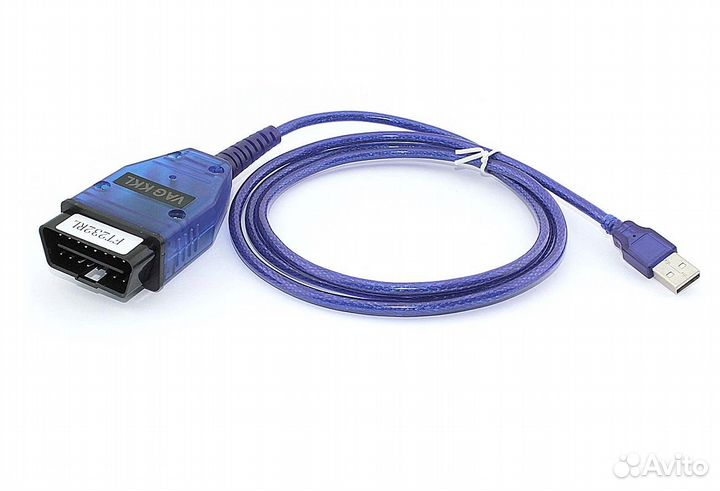 Сканер диагностики авто obdii VAG COM KKL 409.1 (F