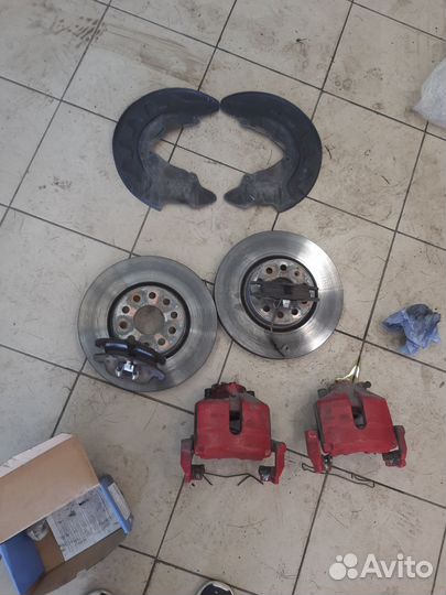 Комплект тормозов 312мм Vag pq mqb