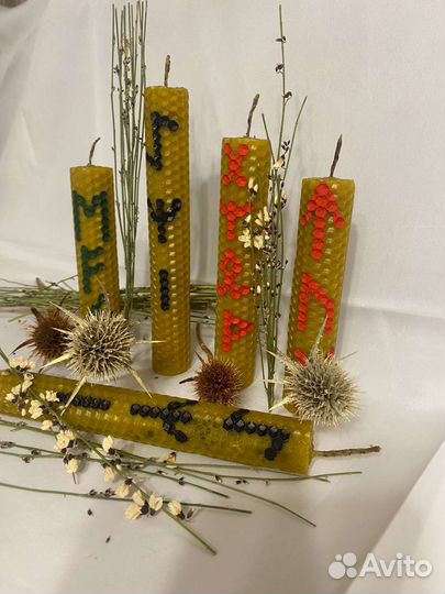 Свечи из вощины