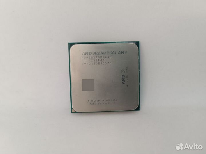 Процессор AMD Athlon X4 950, AM4, 3.5 ггц, 4/4, 65