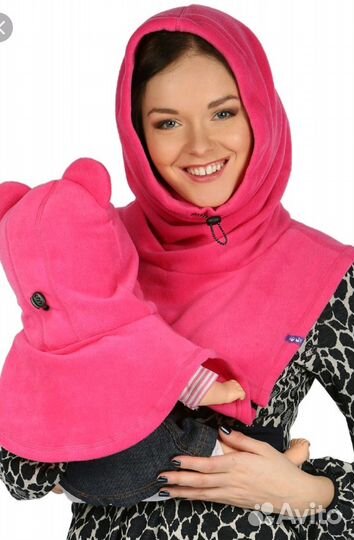 Слингошапки - Манишка-капор Чук и Гек I Love Mum