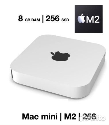 Mac Mini M2 8/256GB (A2686) как новый, одно включе
