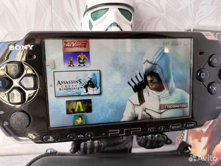 Sony psp 3008 прошитая 100игр