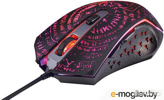 Мышь проводная Qumo Valhalla M35,оптическая,6 кноп