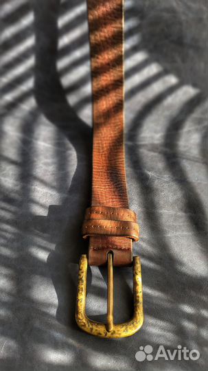 Кожаный ремень ручной работы