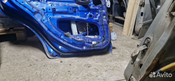 Дверь задняя левая hyundai accent