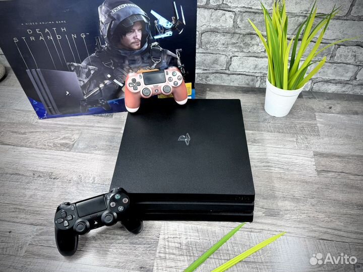 Игровая консоль Sony PS4 Pro два джойстика