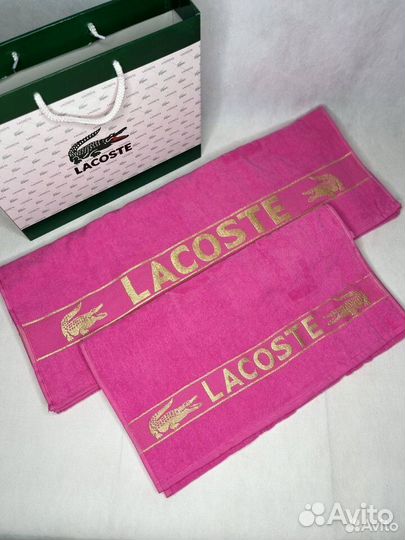 Розовый комплект полотенец - 