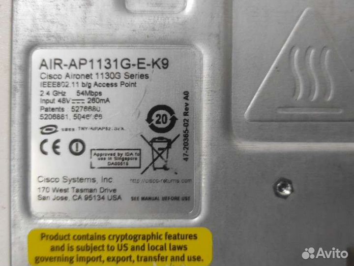 Точка доступа Cisco AIR-AP1131G-E-K9