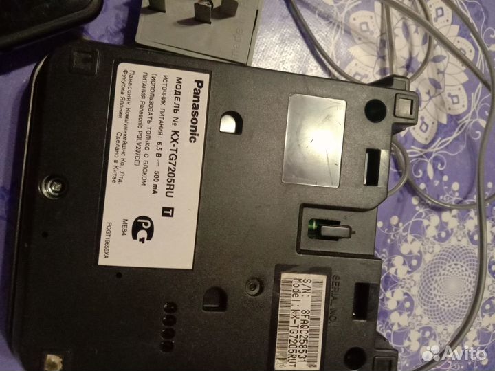 Радиотелефон dect panasonic