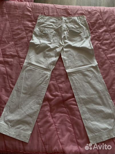 Брюки белые женские 48