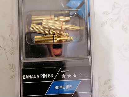 Цельнометаллические штекеры banana pin b3