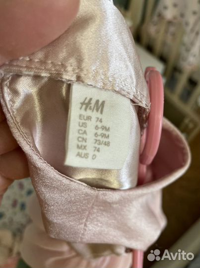 Платье праздничное H&M для девочки 74