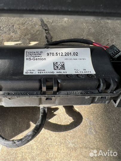 Спойлер на porsche панамеру