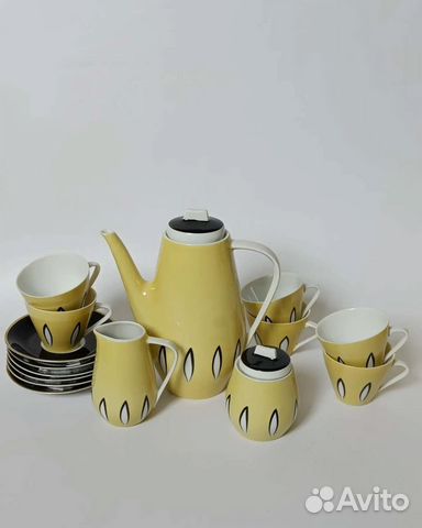 Сервиз кофейный, молочник шиповник лфз