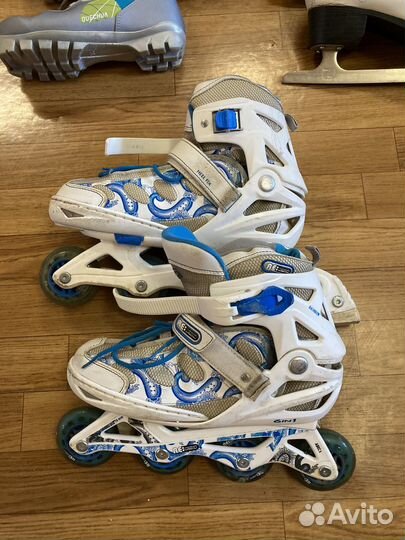 Коньки роликовые,коньки зимние и лыжные ботинки