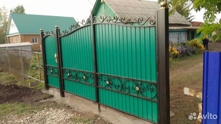 Ворота кованые