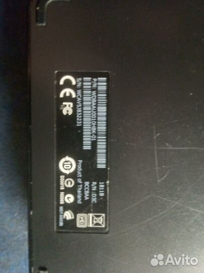 Внешний жёсткий диск 1 тб HDD WD elements Portable