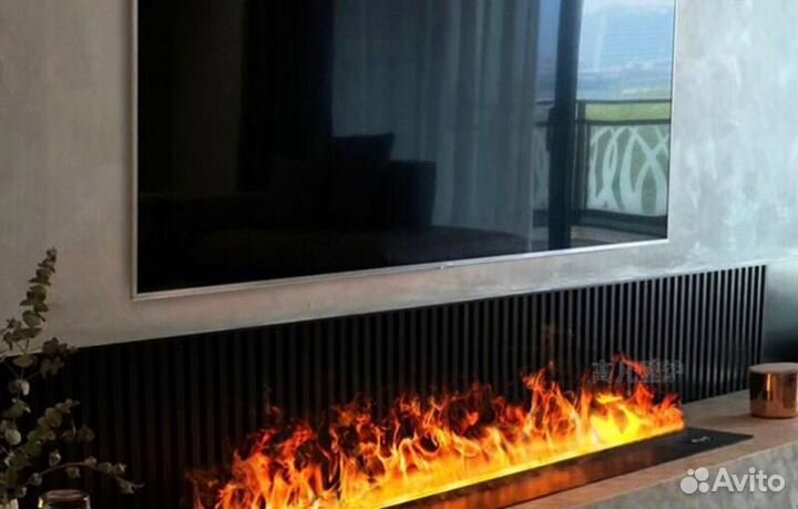 Паровой камин 100 см 3D