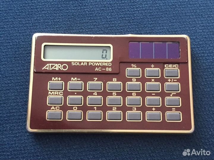 Калькулятор на солнечных батареях Ataro AC-86