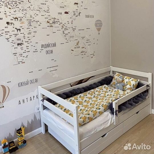 Кровати из массива березы новые