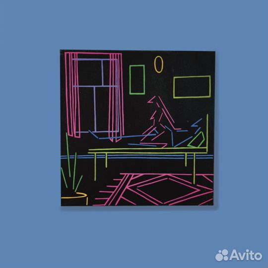 Три картины. Серия картин на холсте с подрамником