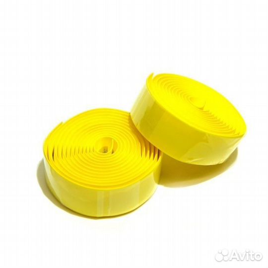 Лента (обмотка на руль) желтая (компл: 2шт по 2м)