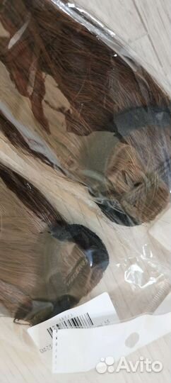 Волосы искусственные 2 хвоста волнистые