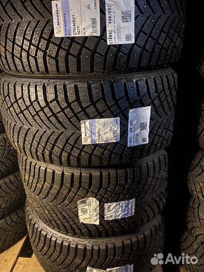 Michelin X-Ice North 4 SUV 275/40 R21 и 305/35 R21 107T