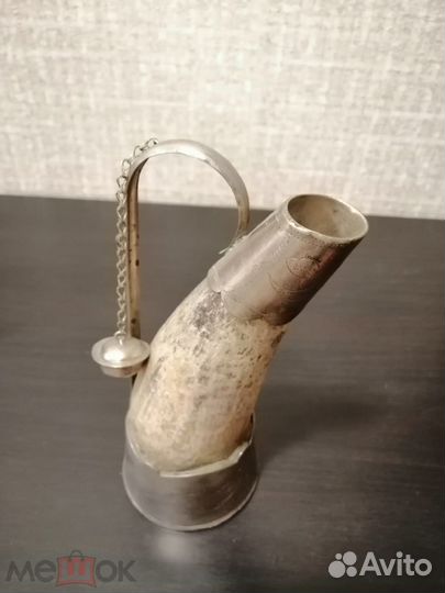 Пороховница или соусник из рога