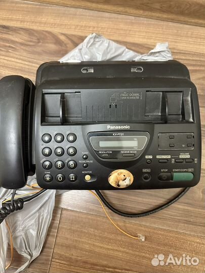 Телефон факс panasonic