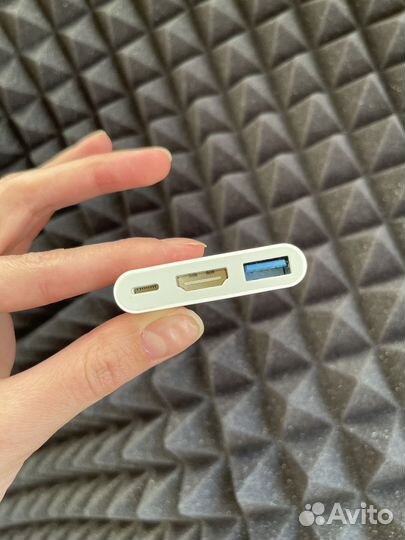 Переходник адаптер lightning / hdmi / USB