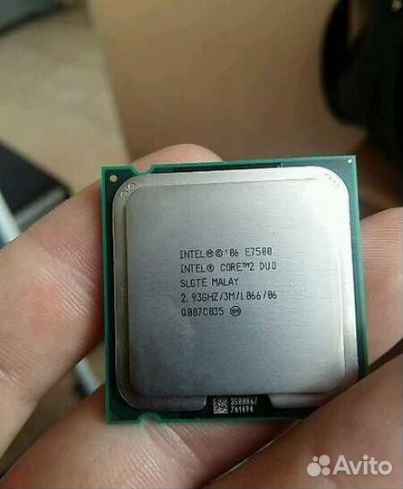 Процессор Cor2Duo E7500