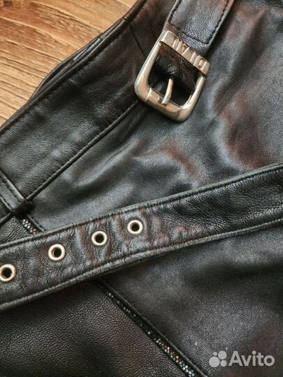 Кожаная юбка