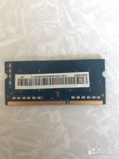 Оперативная память ddr3 для ноутбука 2gb