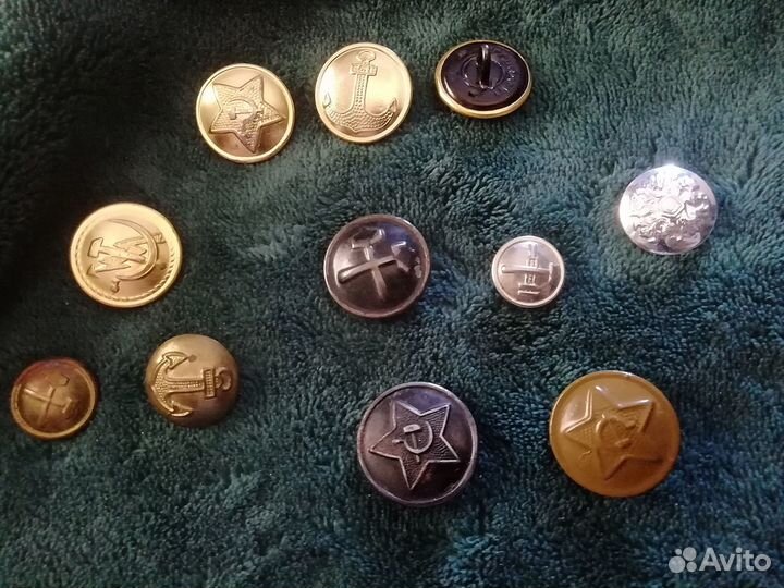 Пуговицы военные СССР