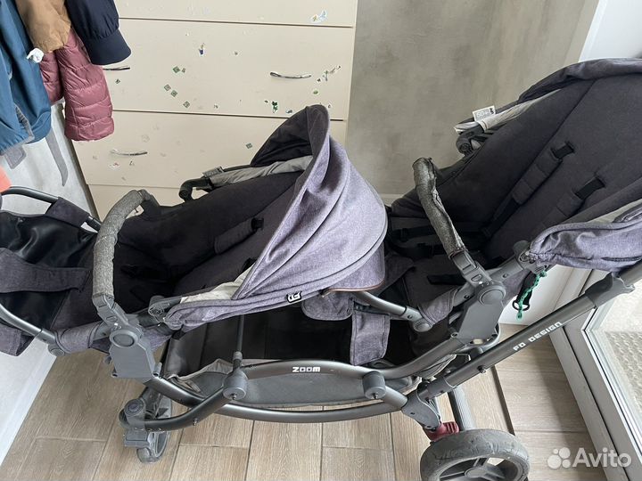 Коляска для двойни