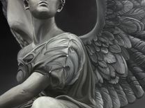 Картина статуя ангела