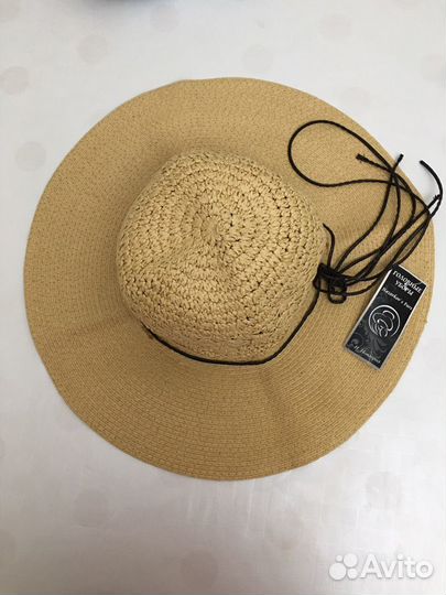 Шляпа женская соломенная