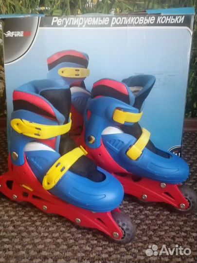 Роликовые коньки раздвижные 36-39,б/у