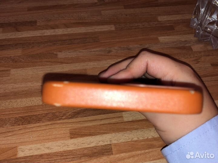 Чехол на iPhone 12 magsafe кожанный