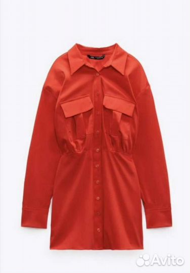 Новое/Zara/XS/М/Платье-рубашка