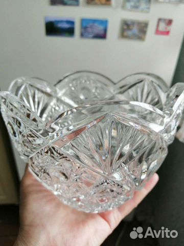 Ваза Хрустальная для салата, фруктов или конфет