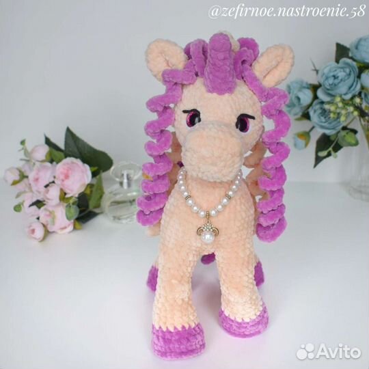 Единорожка мягкая игрушка